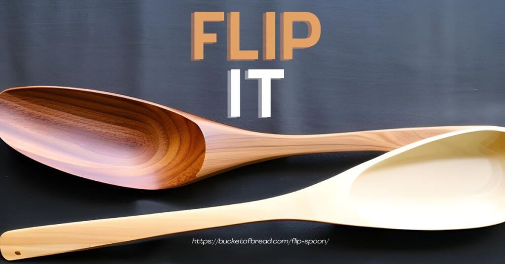 This is a spoon. The handle helps mix sticky dough!
