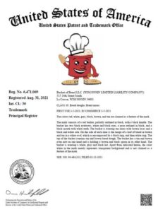 Bucket of Bread and the mascot are trademarked - FAQ