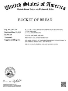 Bucket of Bread and the mascot are trademarked - FAQ