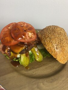 Homemade Sesame Seed Burger Bun