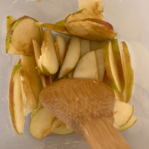 Mix with Lemon Juice for Easy Autumn Apples and Spice Galette at Bucket of Bread