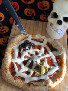 Your favorite green and black pizza partners are here to scare your guests for Halloween. Simple fun hack for the holidays!
