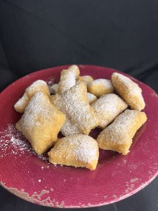 Making beignets with Bucket of Bread