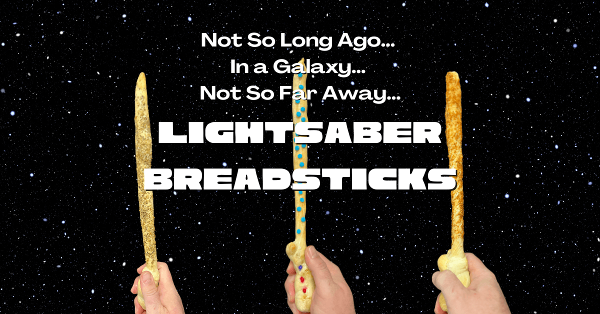 Lightsaber Breadsticks for Star Wars Day