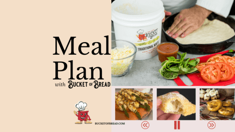 Two-Week Meal Plan for Two with Bucket of Bread Dough Mix: A Creative and Convenient Guide