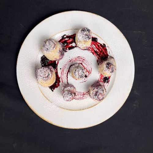Air Fryer Blueberry Lemon Rolls