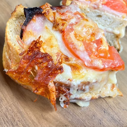 Air Fryer Ham and Cheese