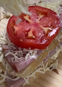 Air Fryer Ham and Cheese