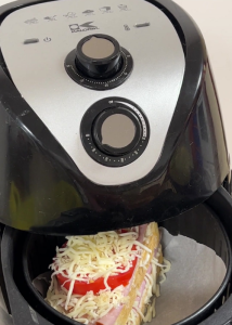 Air Fryer Ham and Cheese