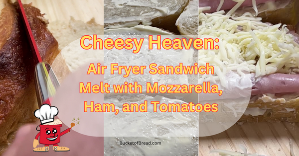Another Ultimate Air Fryer Sensation: Cheesy Ham and Tomato Sandwich Melt Recipe