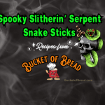 Snake Breadsticks for Halloween