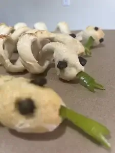 Snake Breadsticks for Halloween