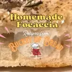 Homemade Focaccia at Bucket of Bread