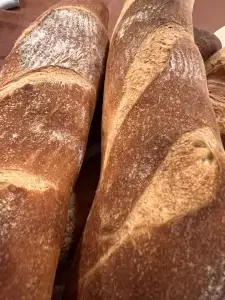 Baguettes Baked at Home