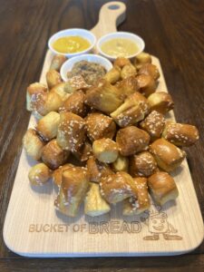 Air Fryer Pretzel Bites from Bucket of Bread