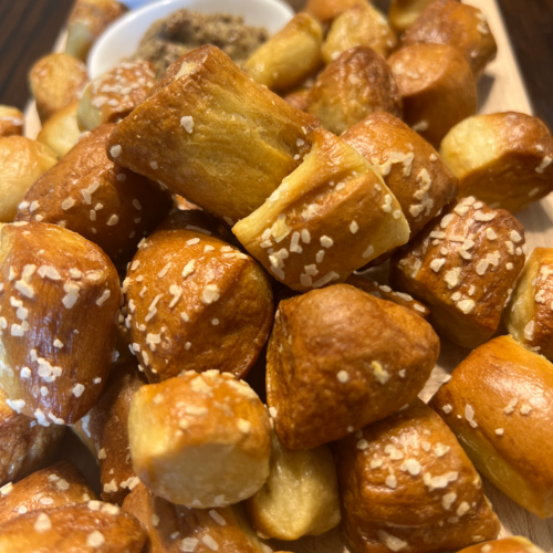 Air Fryer Pretzel Bites from Bucket of Bread