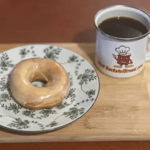 Make deliciously sweet air fryer doughnuts with this Bucket of Bread recipe