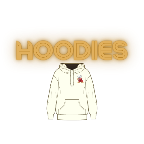 Hoodies at the Bucket of Bread Merchandise Shop