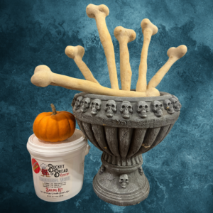 Old Bones Breadsticks an Easy Halloween breadstick recipe