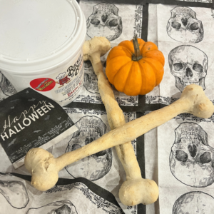 Old Bones Breadsticks - Happy Halloween - an Easy Halloween breadstick recipe