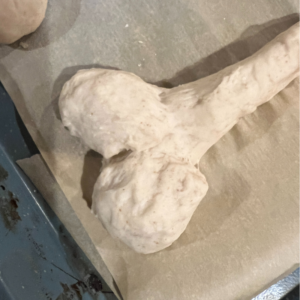 Old Bones Breadsticks with added balls to this Easy Halloween breadstick recipe