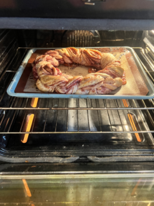 Raspberry Swirl Bread Wreath