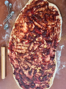 Raspberry Swirl Bread Wreath