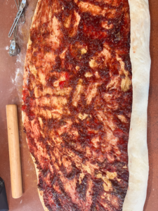 Raspberry Swirl Bread Wreath